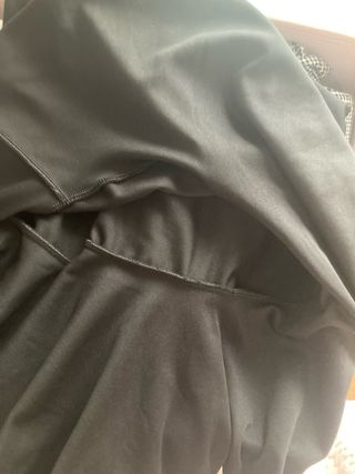 Falda de flamenco negra con volantes