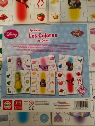 Puzzles infantiles de colores