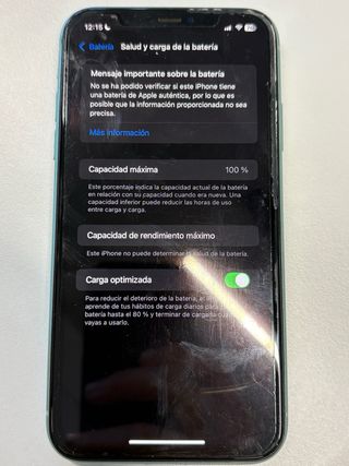iPhone 11 64GB Verde Menta Batería 100%