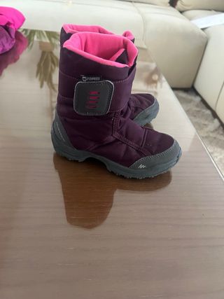 Botas de nieve Quechua Lila Talla 30