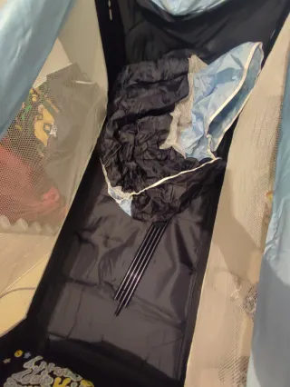 Cuna de viaje plegable