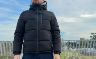 Giacca imbottita nera