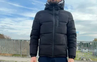 Giacca imbottita nera