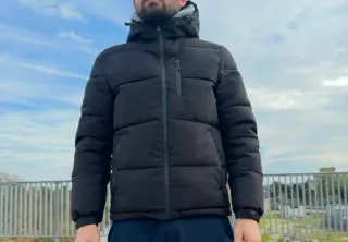 Giacca imbottita nera