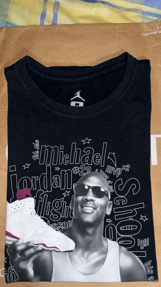 Camiseta Jordan Michael Jordan Negra