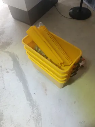 4 Cubos de Fregona Amarillos