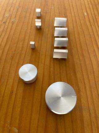 Botonera amplificador Yamaha plata