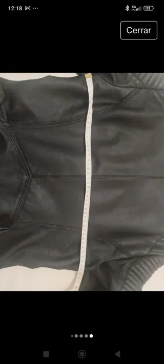 Chaqueta Biker Piel Negra