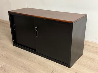 2 Aparadores Oficina Metal Madera