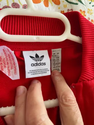 Chándal Adidas Rojo Talla Adolescente L