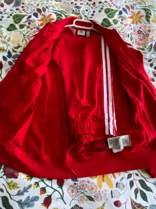 Chándal Adidas Rojo Talla Adolescente L