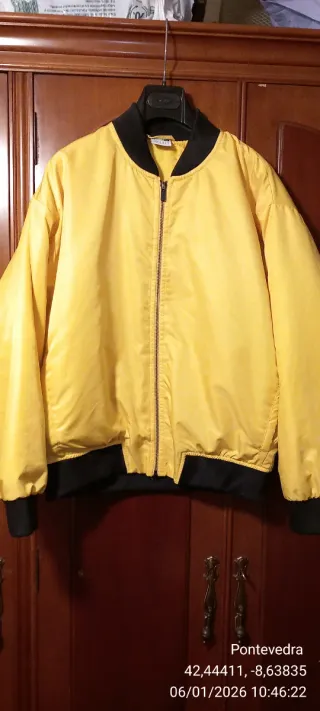 Conjunto Puma: Chaqueta y Camiseta Azul/Amarillo