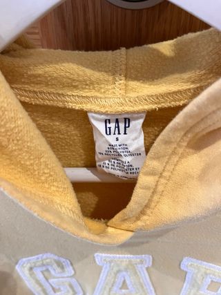 Sudadera GAP amarilla talla S