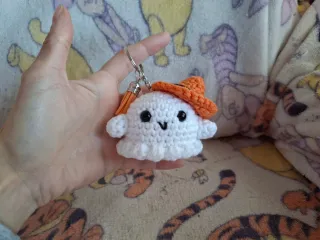 Amigurumi Halloween Chucky + Llavero Fantasma