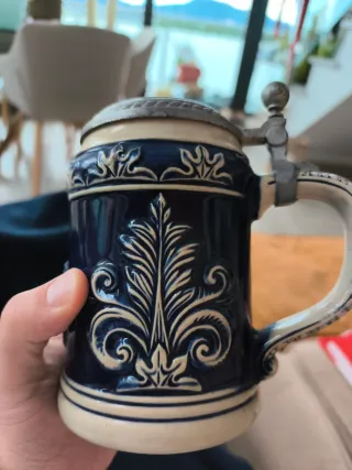 6 Jarras Cerveza Alemana Vintage