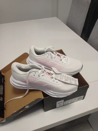 Zapatillas Adidas Mujer Blancas y Rosas