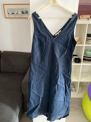 Vestido azul Zara Basic
