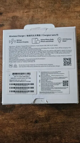 Cargador Inalámbrico Samsung Negro