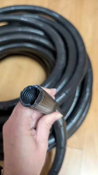 Tubo Corrugado Fortplas 25mm Negro