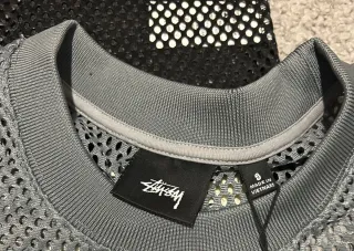 Camiseta Stussy Sport Malla Gris