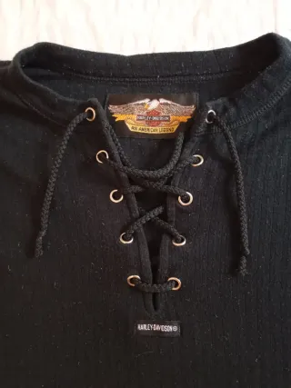 Camiseta Harley-Davidson original Negra años 90
