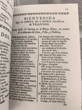 Libro antiguo Morella / Castellón (1739)