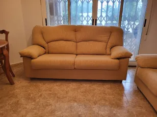 Sofás 2 y 3 plazas beige