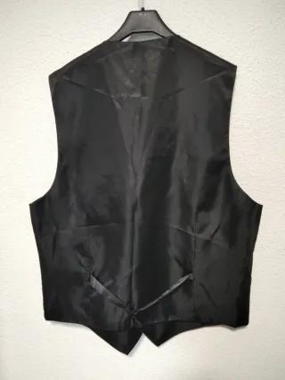 Chaleco estampado cachemir rojo