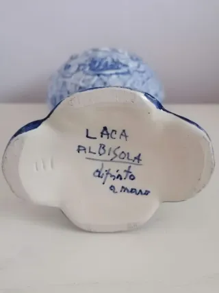 Vaso biansato maiolica Albisola