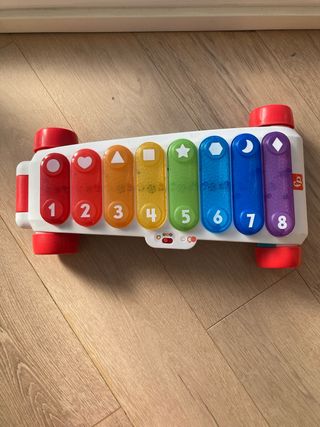 Xilófono Fisher Price con números y formas