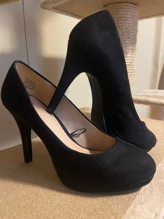 Zapatos de tacón negros talla 39. URGENTE