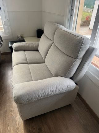 Sofá de 2 plazas gris