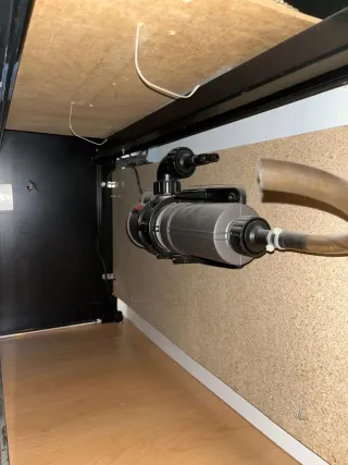 Acuario 350L con mueble blanco. 290 eur negociabls