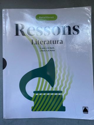 Ressons. Literatura 1 BATX