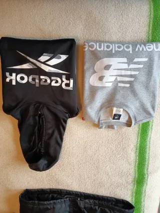 Lote 2 Sudaderas New Balance y Reebok