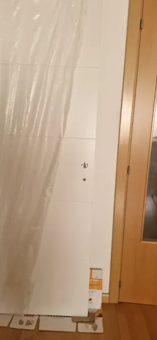 Puerta blindada blanca 0.82x2.03m