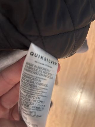 Cazadora Quiksilver Hombre Gris oscuro