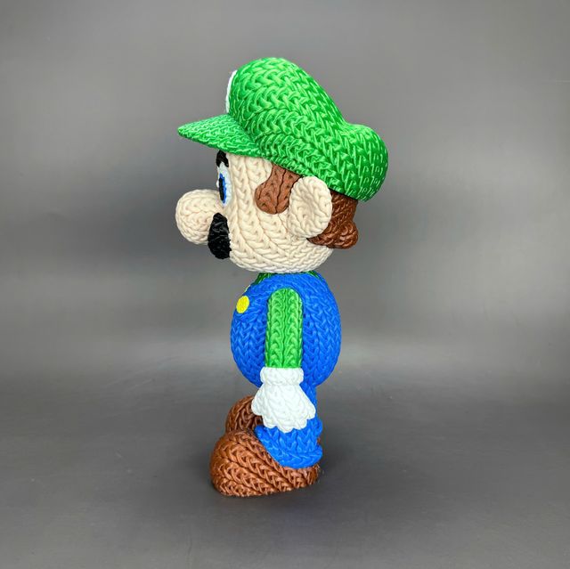 Luigi Super Mario Crochet 3D