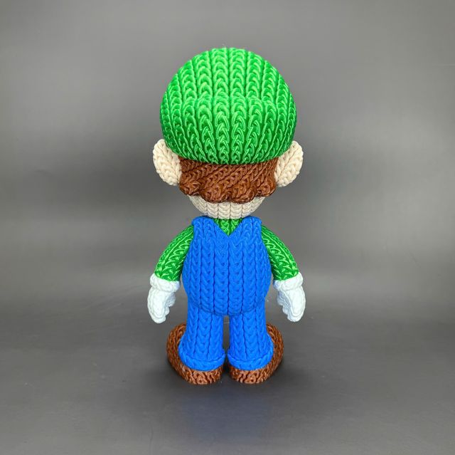 Luigi Super Mario Crochet 3D