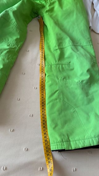 Pantalón de esquí verde talla 8