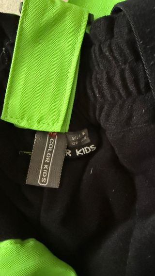 Pantalón de esquí verde talla 8