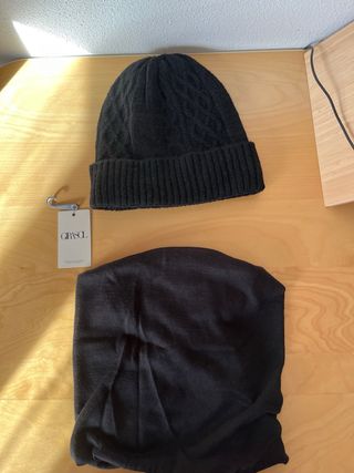 OFERTA: Gorro y braga cuello negro AMBOS POR 10€!
