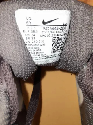 Nike Bambas Talla 38.5 Marrón Rosa