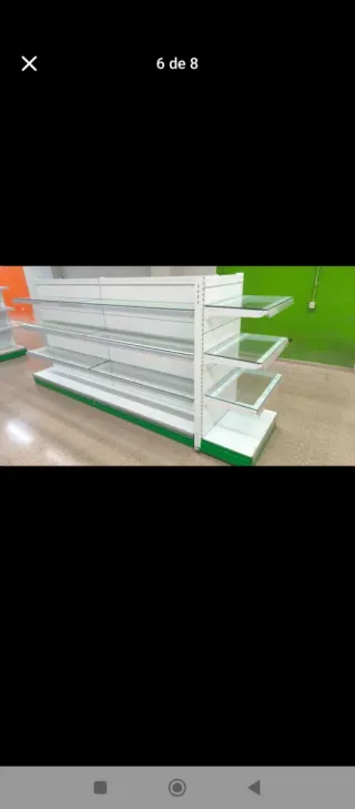 Estanterías expositoras metálicas
