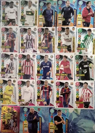 Lote cromos ADRENALYN XL 2020,21