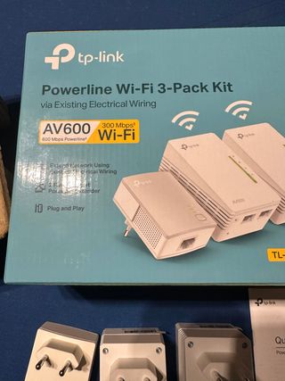 TP-Link Powerline AV600 Wi-Fi Kit 3 Peças