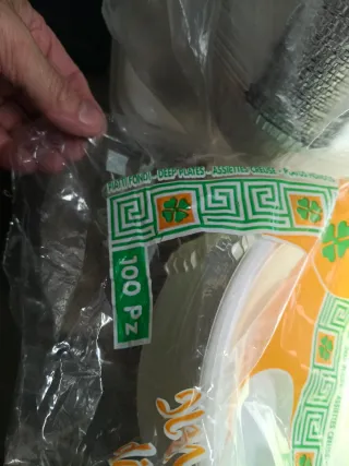 500 Platos Hondos Plástico Elite