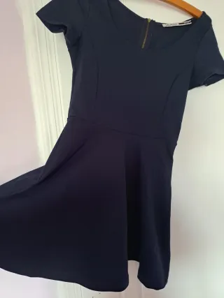 Vestido azul marino Stradivarius Talla S