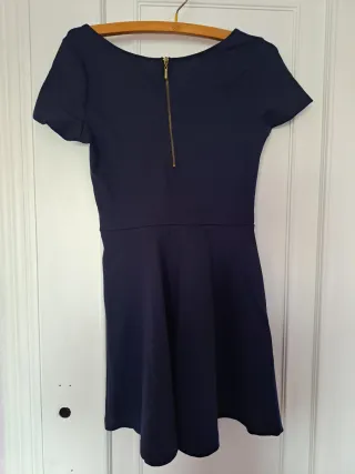 Vestido azul marino Stradivarius Talla S