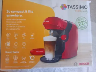 Cafetera Bosch Tassimo Compacta Roja